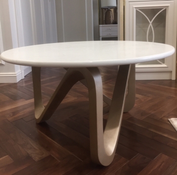 Bàn trà khung gỗ mặt đá cao cấp DT 006