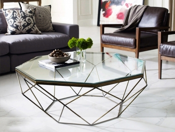 Bàn trà sofa mặt kính nhập khẩu cao cấp BT 008