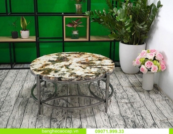 Bàn trà đá sofa Royal Gold nhập khẩu MDU 051