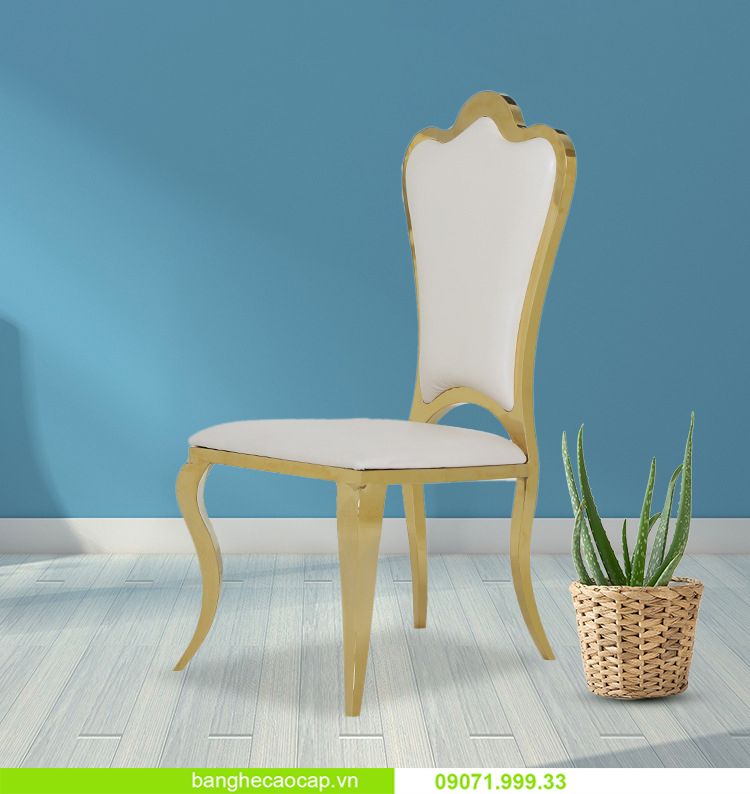 ghế ăn tân cổ điển mạ cao cấp